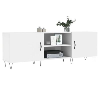 vidaXL Mueble para TV madera de ingeniería blanco 150x30x50 cm