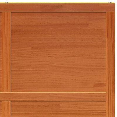 vidaXL Puerta de granero madera maciza pino marrón miel 100x208 cm