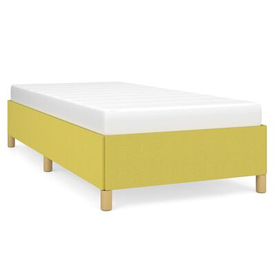 vidaXL Estructura de cama sin colchón tela verde 90x190 cm