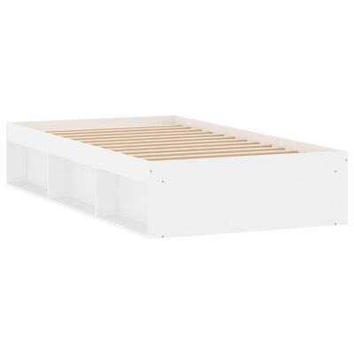 vidaXL Estructura de cama blanca 100x200 cm