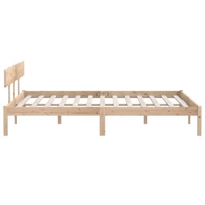 vidaXL Estructura de cama sin colchón madera maciza 200x200 cm