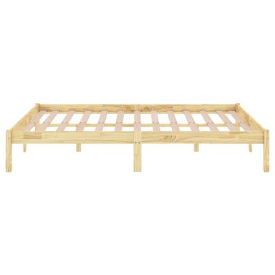 vidaXL Estructura de cama madera maciza de pino 160x200 cm