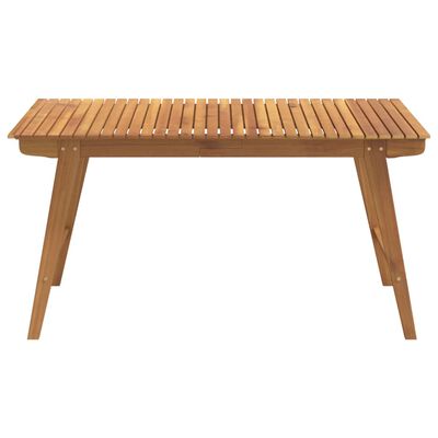 vidaXL Mesa de jardín madera maciza de acacia 150x90x75 cm