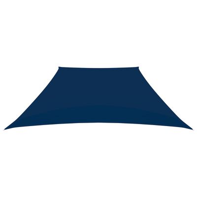 vidaXL Toldo de vela trapezoidal de tela oxford azul 2/4x3 m