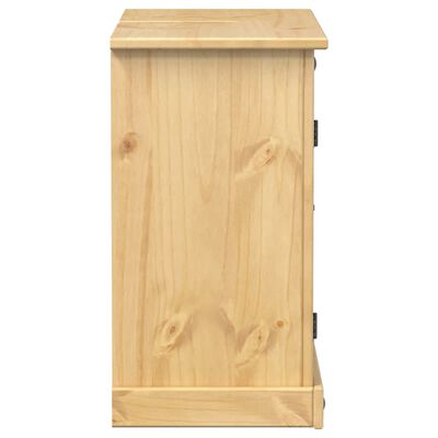 vidaXL Mueble de lavabo de baño Corona madera maciza pino 73x33x60 cm
