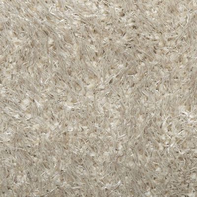 vidaXL Alfombra pelo largo aspecto brillante ISTAN beige Ø 80 cm