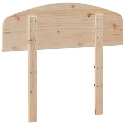 vidaXL Cabecero de madera maciza de pino 75 cm