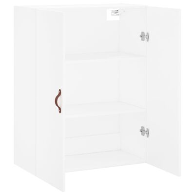 vidaXL Armario de pared blanco 69,5x34x90 cm