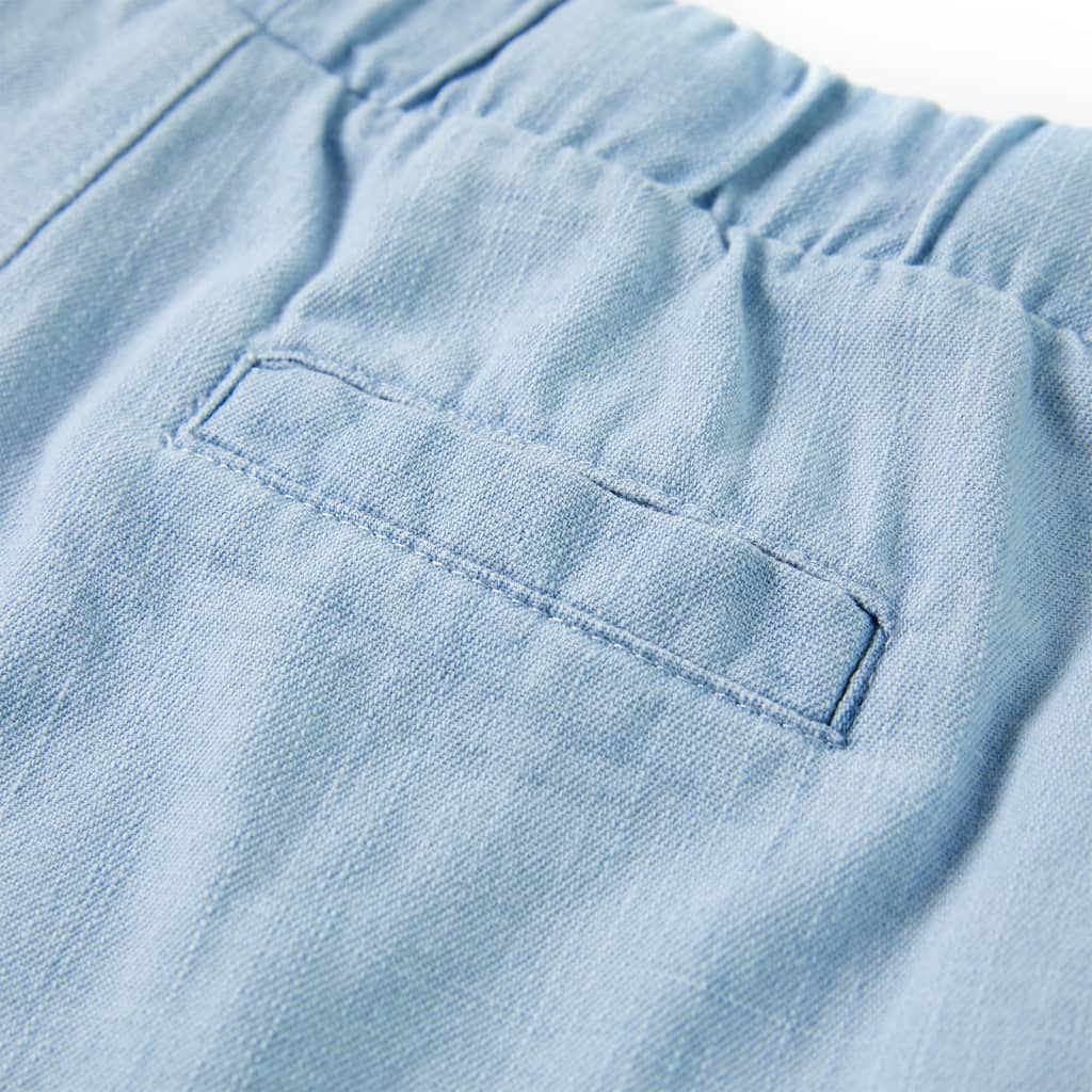 Pantalones cortos de niños azul claro vaquero suave 92