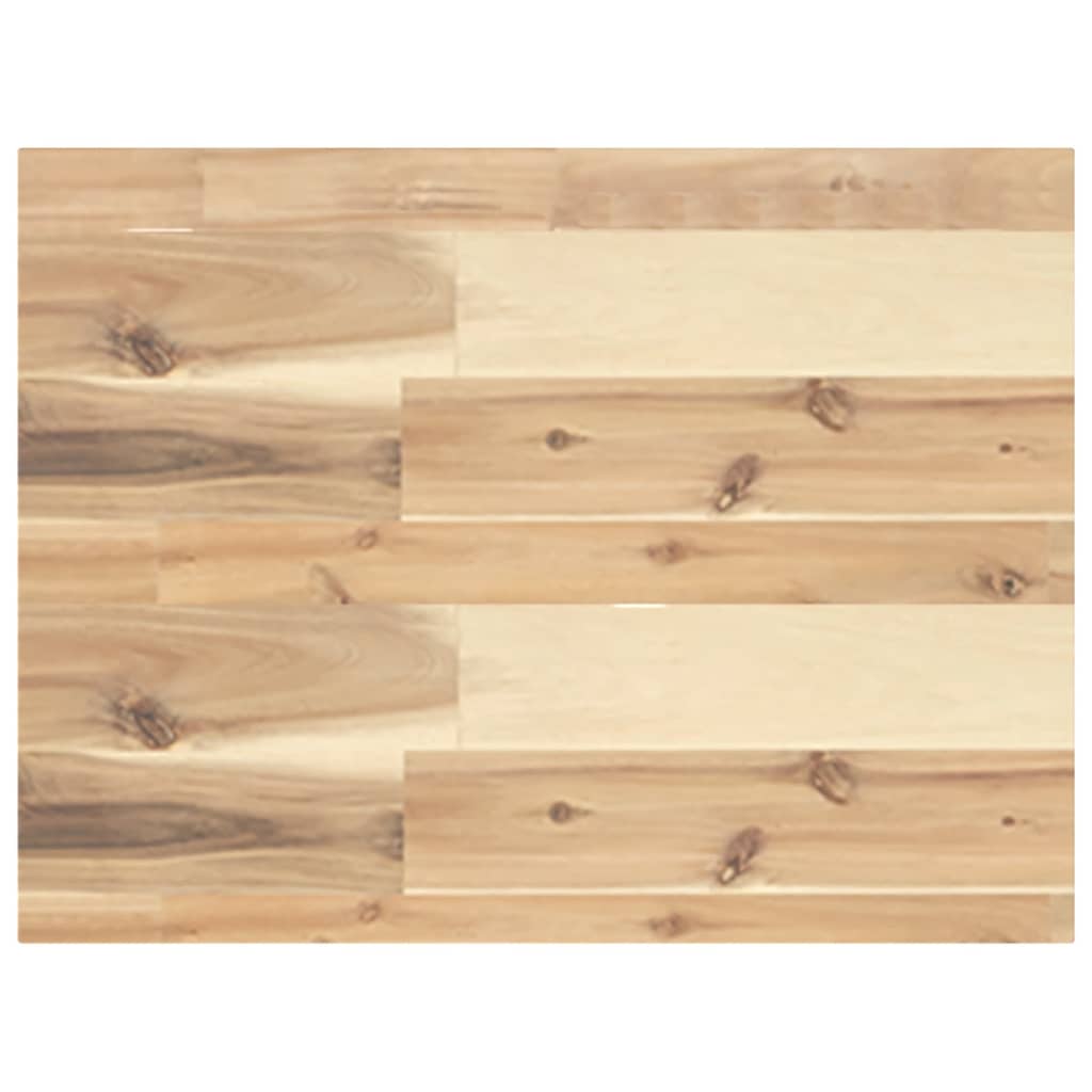 vidaXL Estantes flotantes 2 uds madera acacia sin tratar 60x30x4 cm