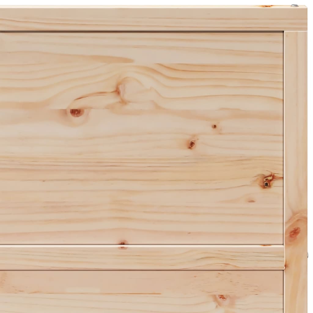 vidaXL Puerta de granero madera maciza de pino 100x208 cm