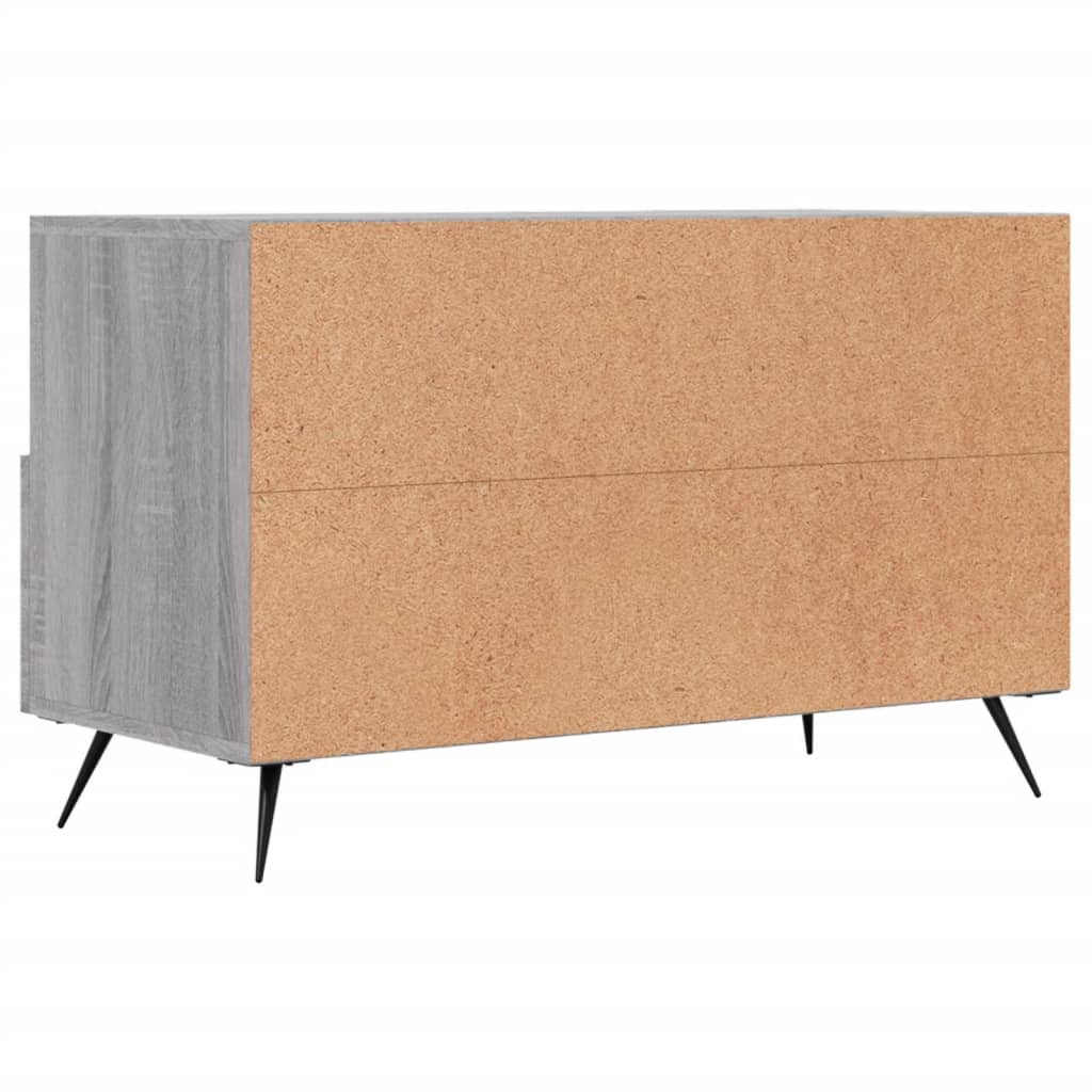 vidaXL Mueble de TV madera de ingeniería gris Sonoma 80x36x50 cm