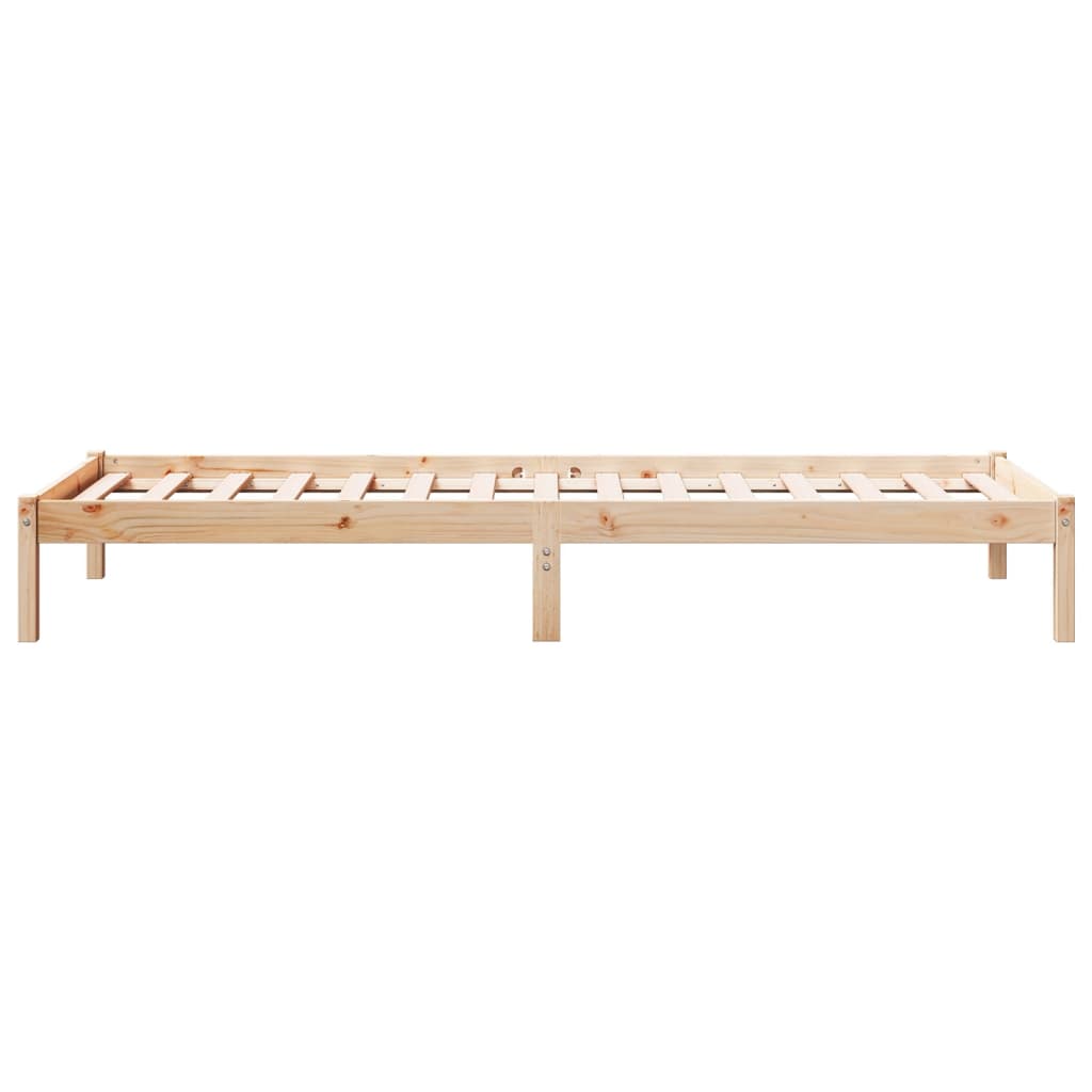 vidaXL Cama extralarga sin colchón madera maciza de pino 80x210 cm