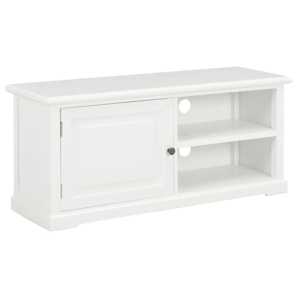 vidaXL Mueble para TV de madera blanco 90x30x40 cm