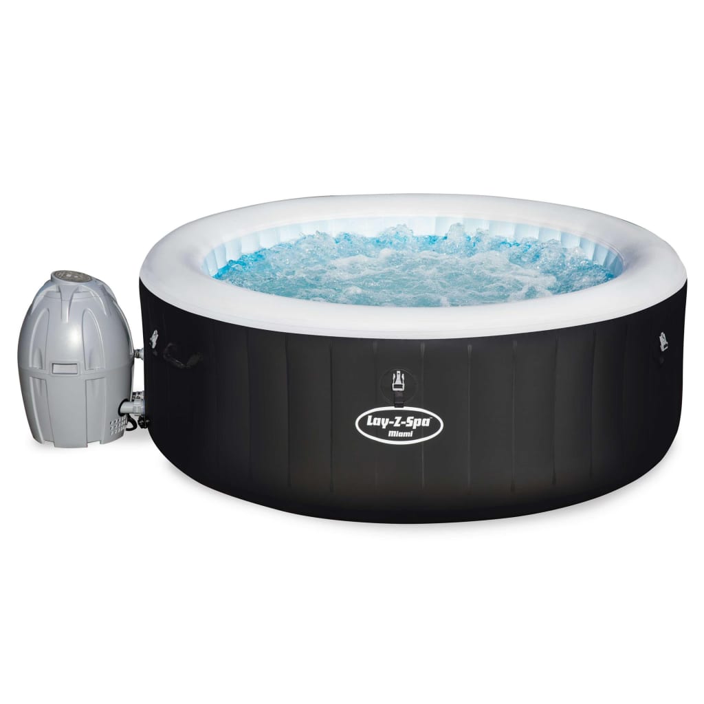 Bestway Bañera de hidromasaje hinchable Miami Air Jet serie Lay-Z-Spa