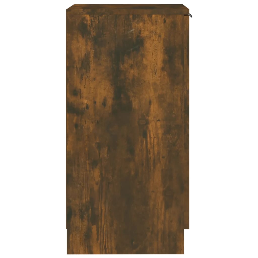 vidaXL Mueble zapatero madera contrachapada roble ahumado 30x35x105 cm –  Bechester