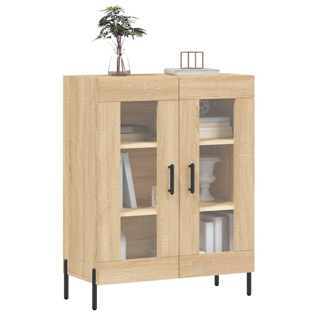 vidaXL Aparador de madera de ingeniería roble Sonoma 69,5x34x90 cm