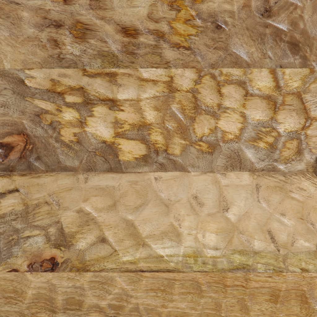 vidaXL Mesa de centro de madera maciza mango 80x54x40 cm