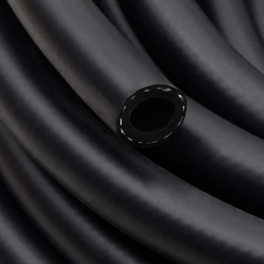 vidaXL Manguera de aire híbrida caucho y PVC negro 15 mm 100 m