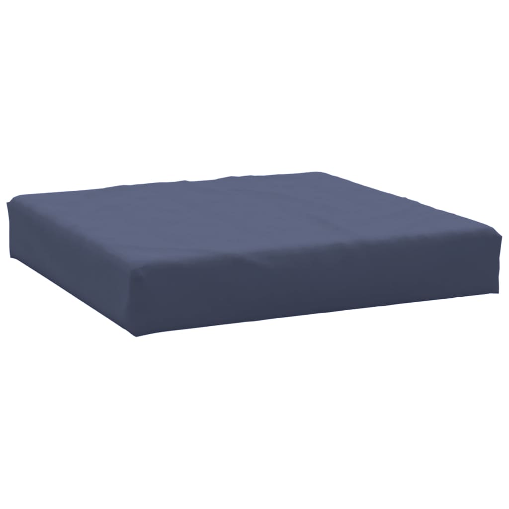 vidaXL Cojines para muebles de palets 2 unidades tela azul marino