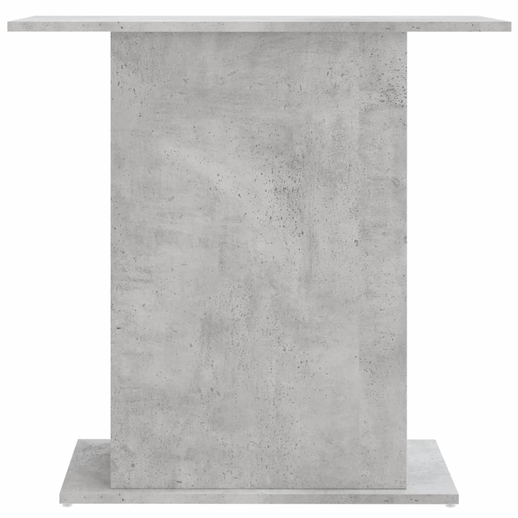 vidaXL Soporte de acuario madera ingeniería gris hormigón 75x36x72,5cm