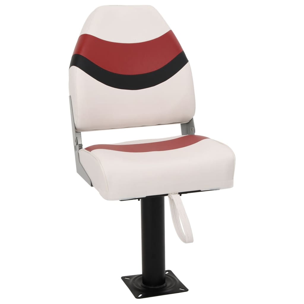 vidaXL Asiento para barco con pedestal giratorio 360°