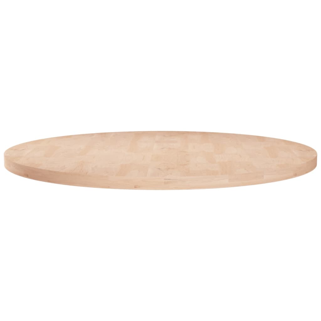 vidaXL Superficie de mesa redonda madera de roble sin tratar Ø60x2,5cm