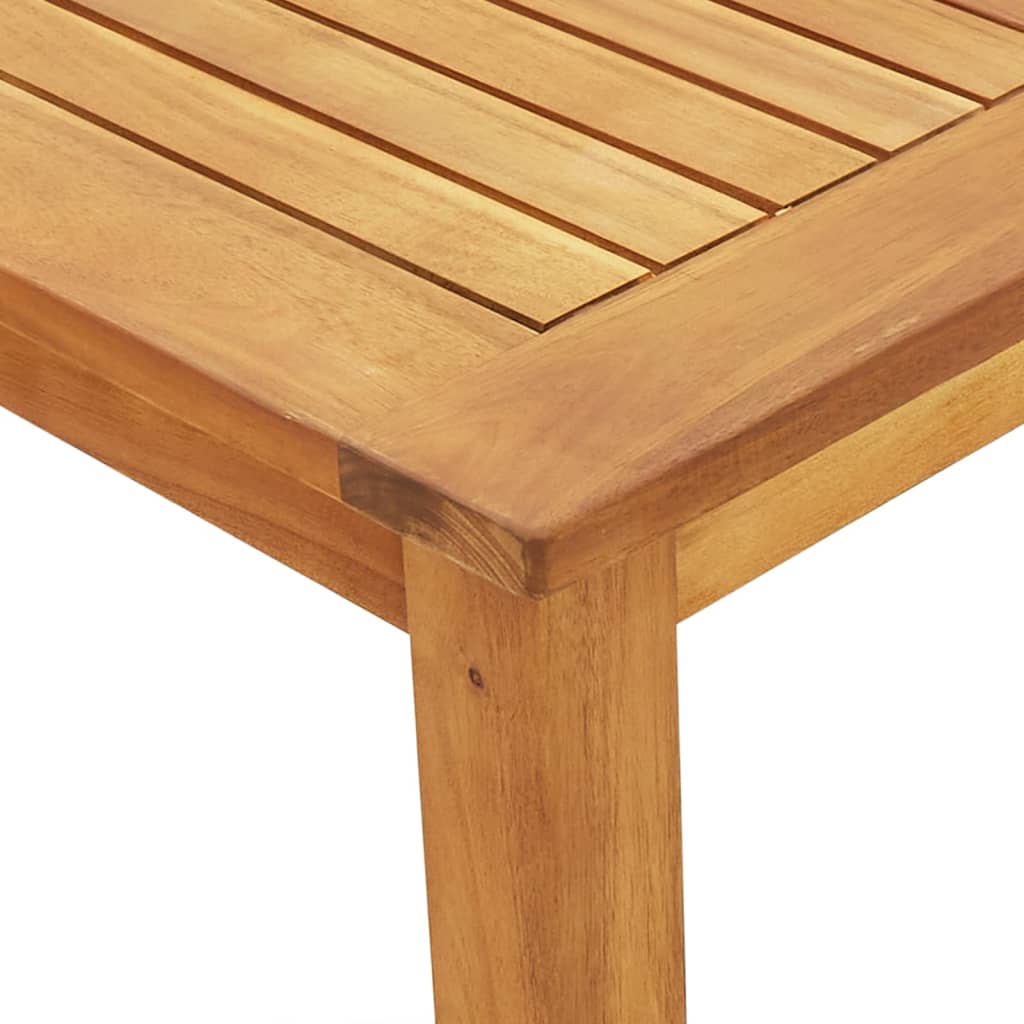 vidaXL Juego de comedor de jardín 3 piezas madera maciza de acacia