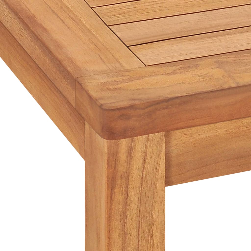 vidaXL Juego de comedor para jardín 3 pzas madera maciza de teca