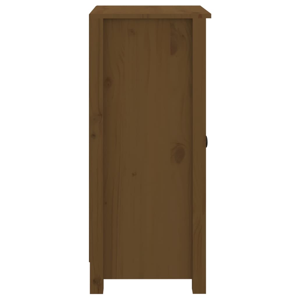 vidaXL Aparador de madera maciza de pino marrón miel 39x35x80 cm