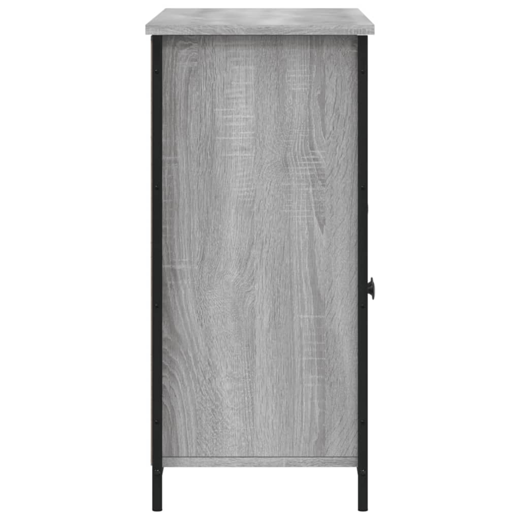 vidaXL Aparador madera de ingeniería gris Sonoma 100x35x75 cm