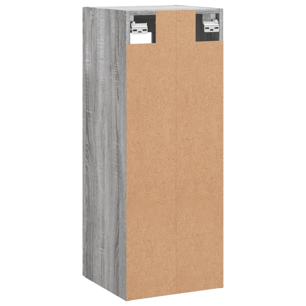 vidaXL Armario de pared gris Sonoma 34,5x34x90 cm