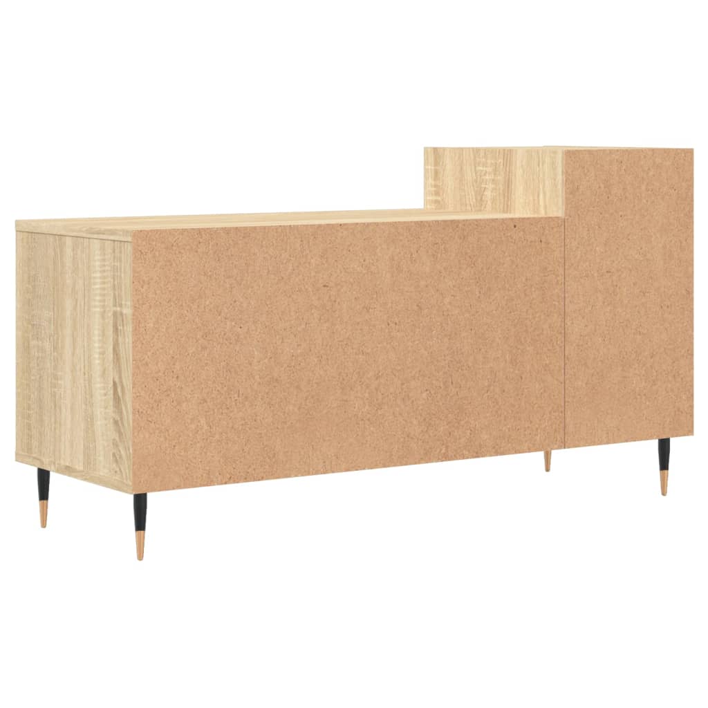 vidaXL Mueble para TV madera contrachapada roble Sonoma 100x35x55 cm