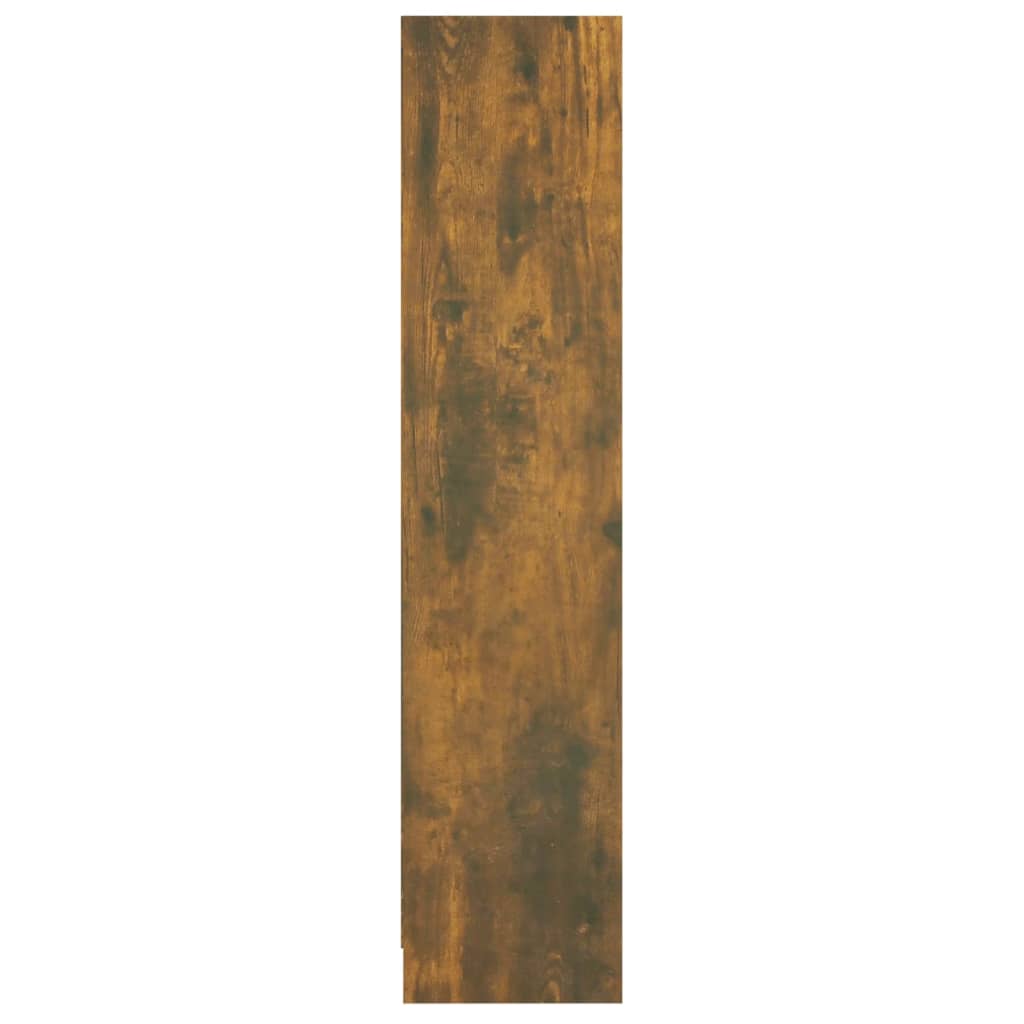 vidaXL Estantería madera contrachapada color roble ahumado 60x24x109cm