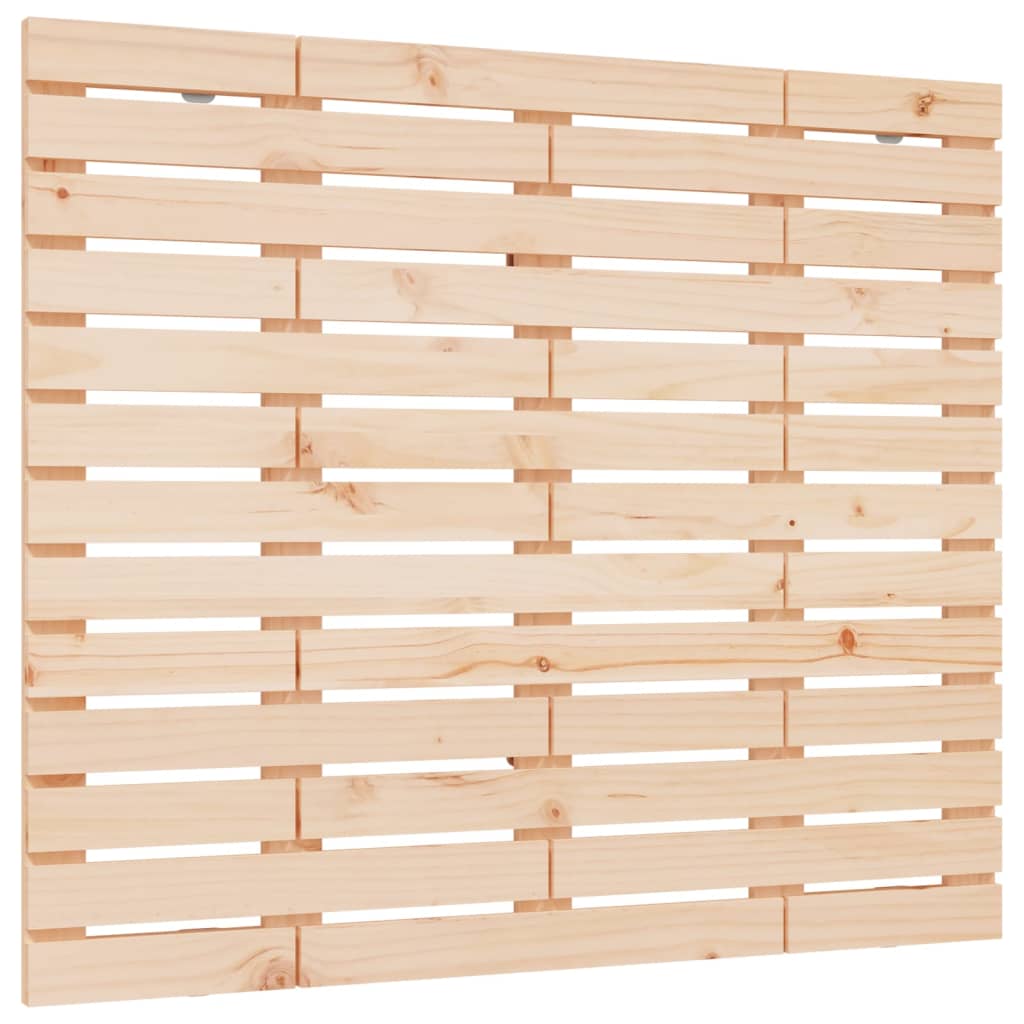 vidaXL Cabecero de cama de pared madera maciza de pino 146x3x91,5 cm