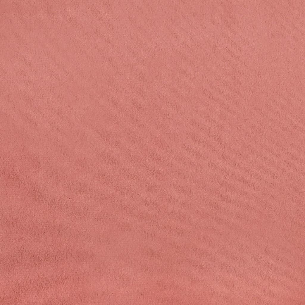 vidaXL Paneles de pared 12 uds terciopelo rosa 30x30 cm 0,54 m²