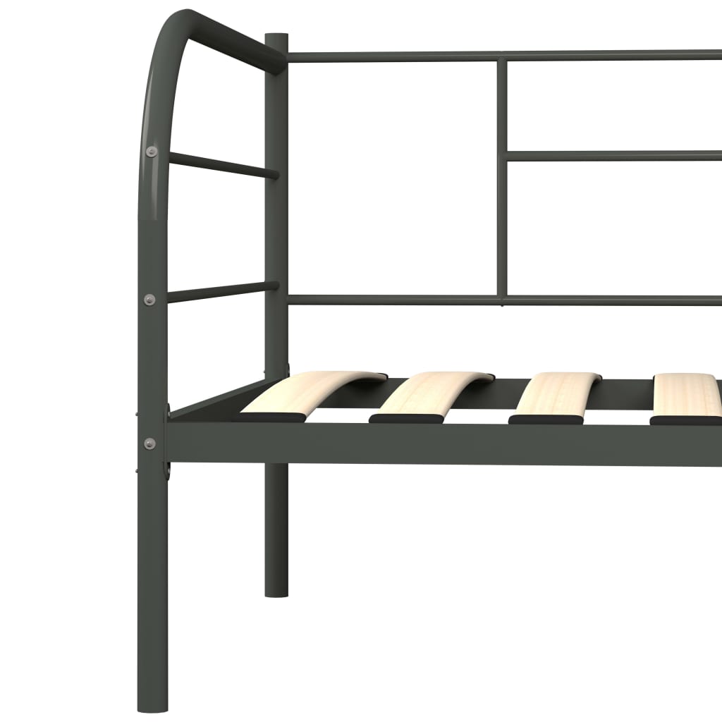 vidaXL Estructura de cama sin colchón metal blanco 90x200 cm