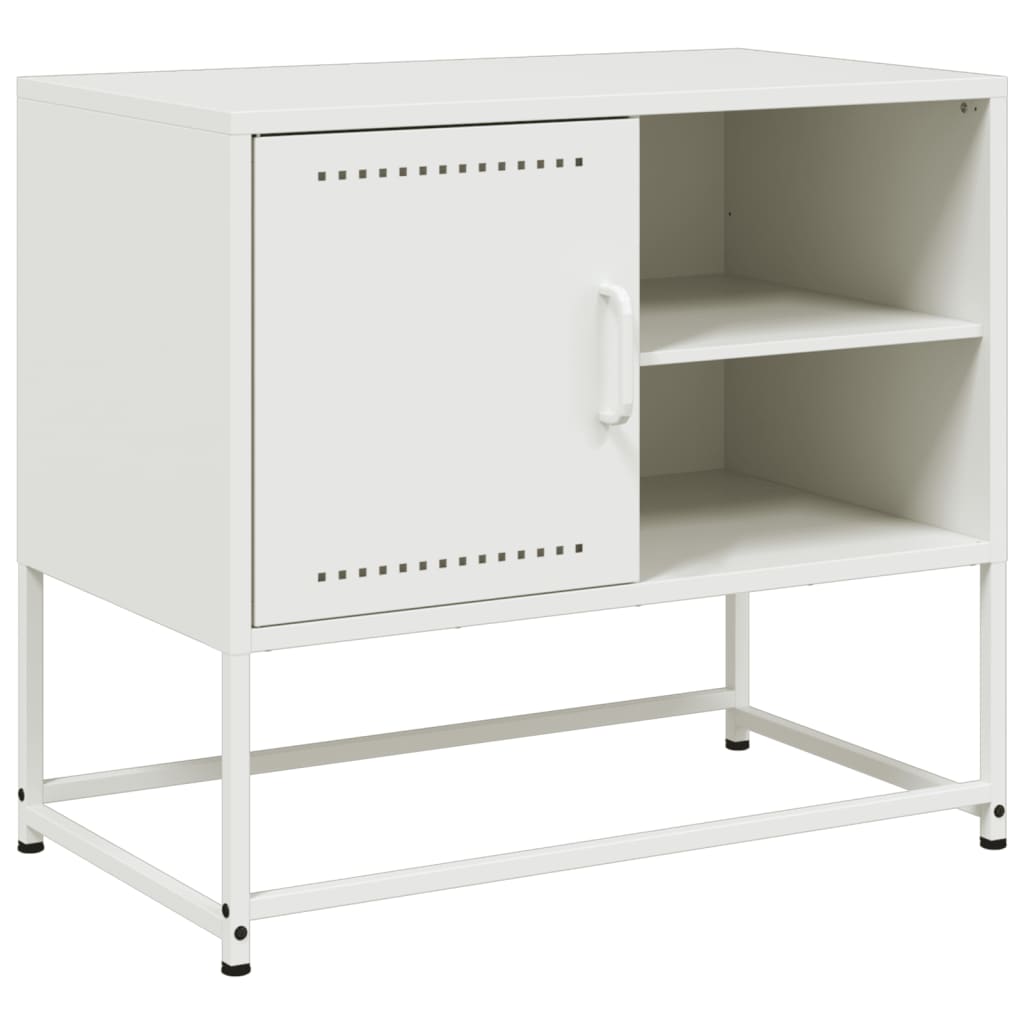 vidaXL Mueble para TV de acero verde oliva 100,5x39x60,5 cm