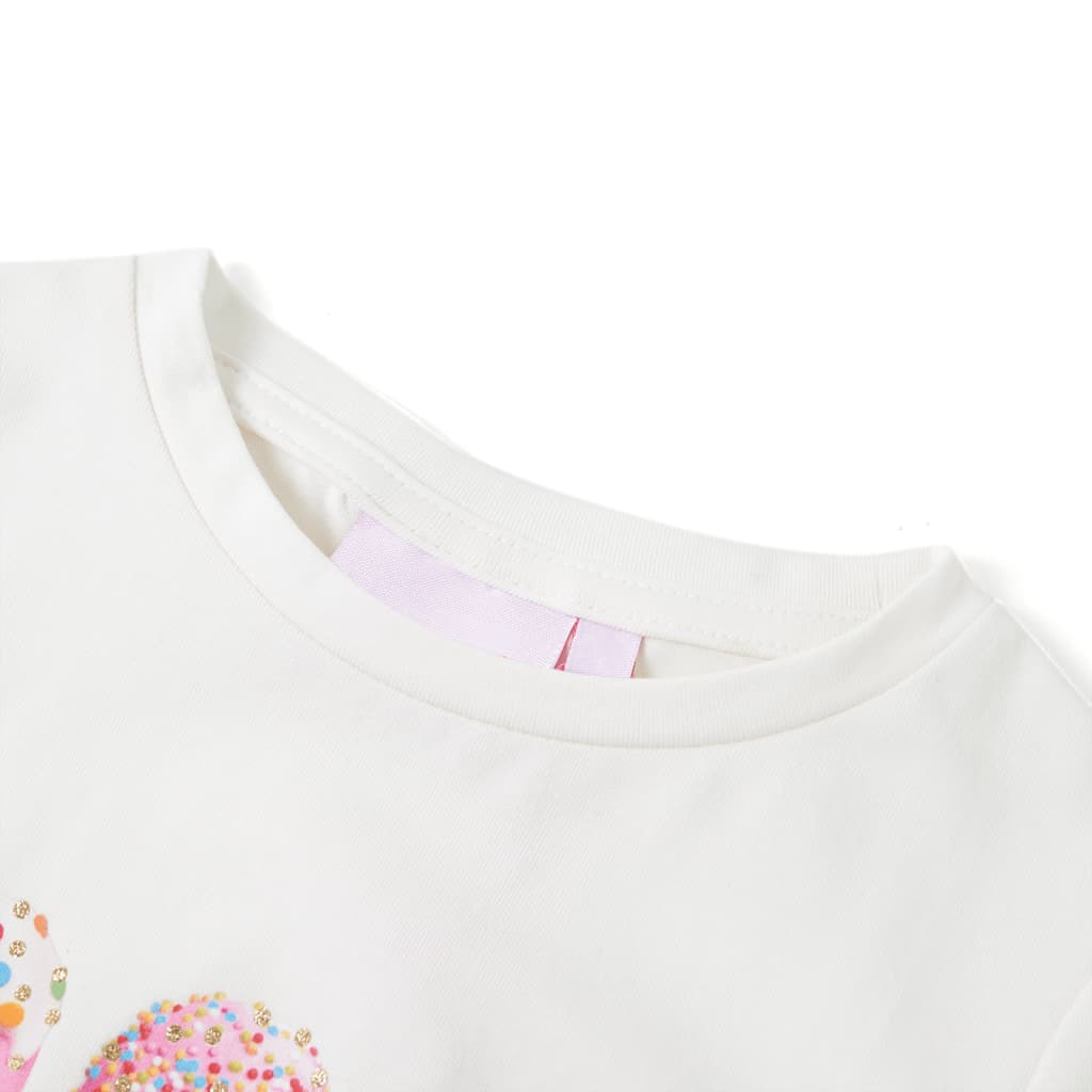 Camiseta infantil color crudo 104