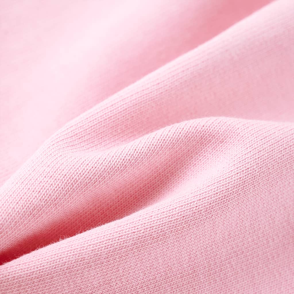 Sudadera infantil con capucha y cremallera rosa 104