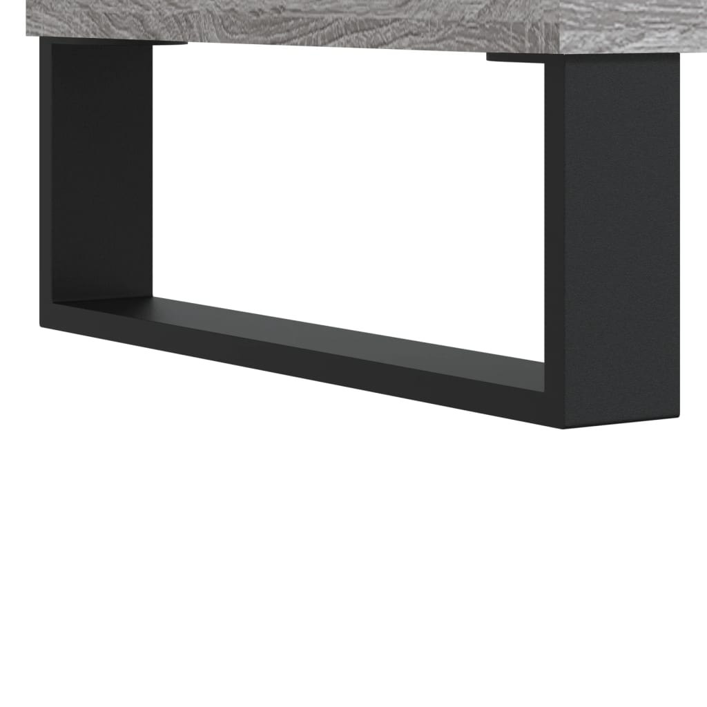 vidaXL Mesa de centro madera de ingeniería gris Sonoma 104x60x35 cm