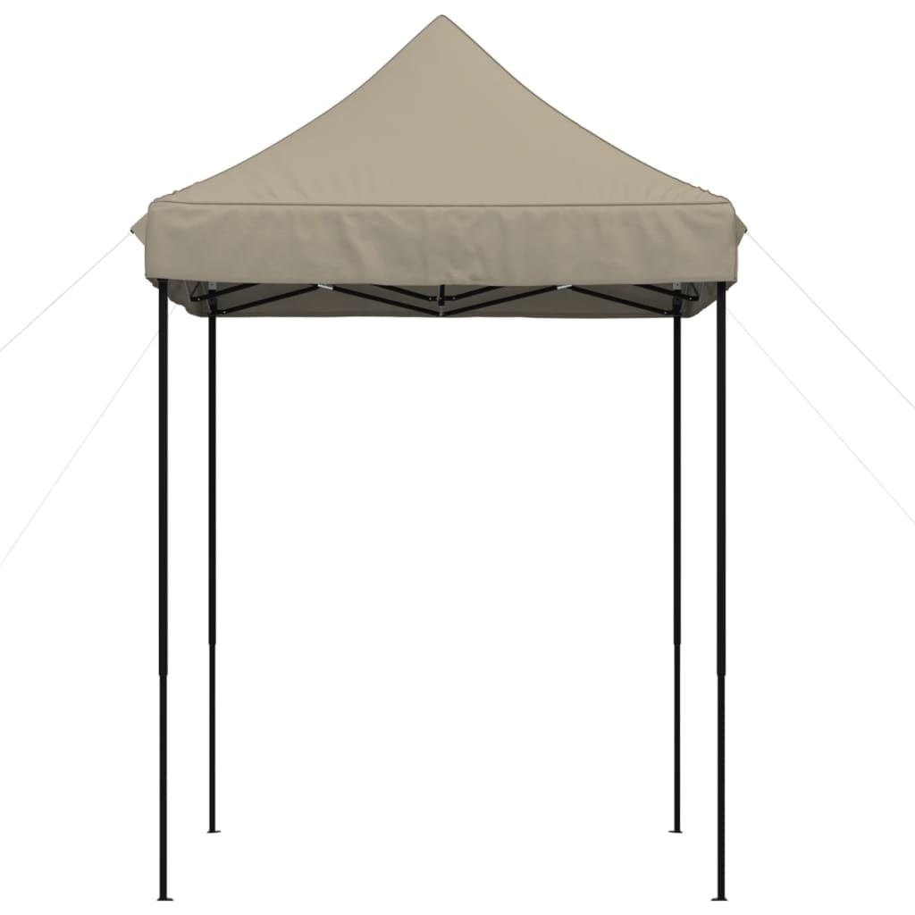 vidaXL Tienda de fiesta plegable Pop-Up taupe 200x200x306 cm