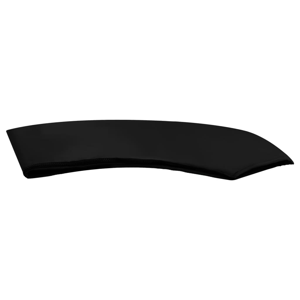 vidaXL Toldo bimini de 2 arcos negro 148,5x133x104 cm
