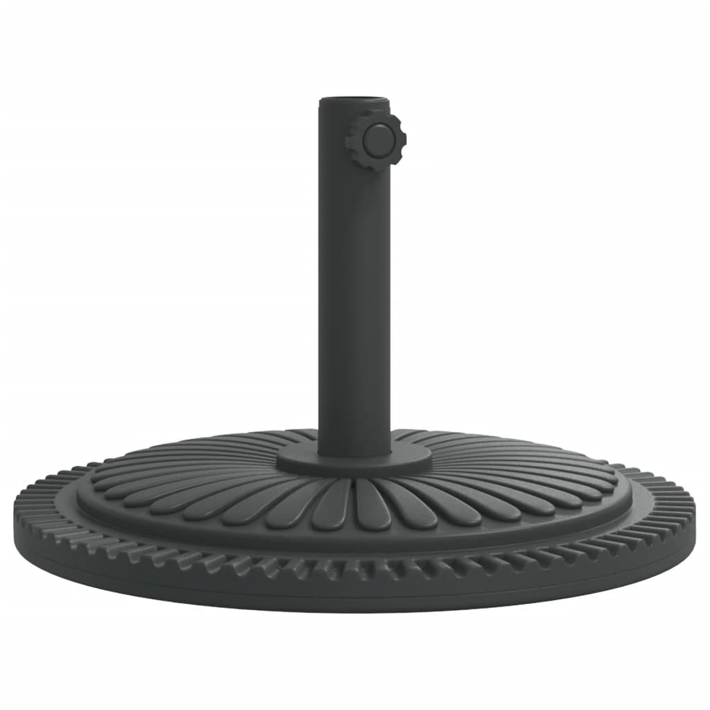 vidaXL Base de sombrilla semicircular para palos de Ø38/48 mm 12 kg