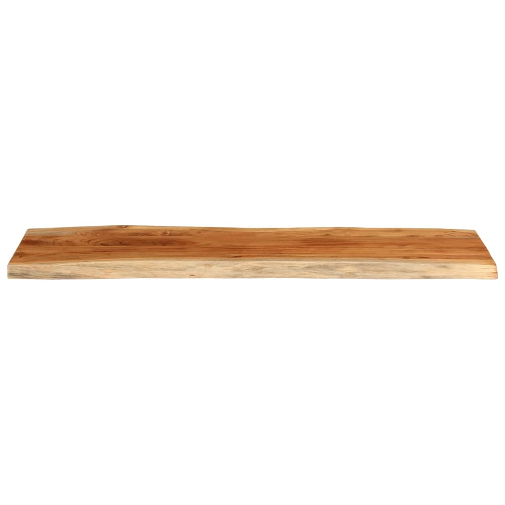 vidaXL Tablero rectangular madera de acacia borde vivo 110x40x3,8 cm