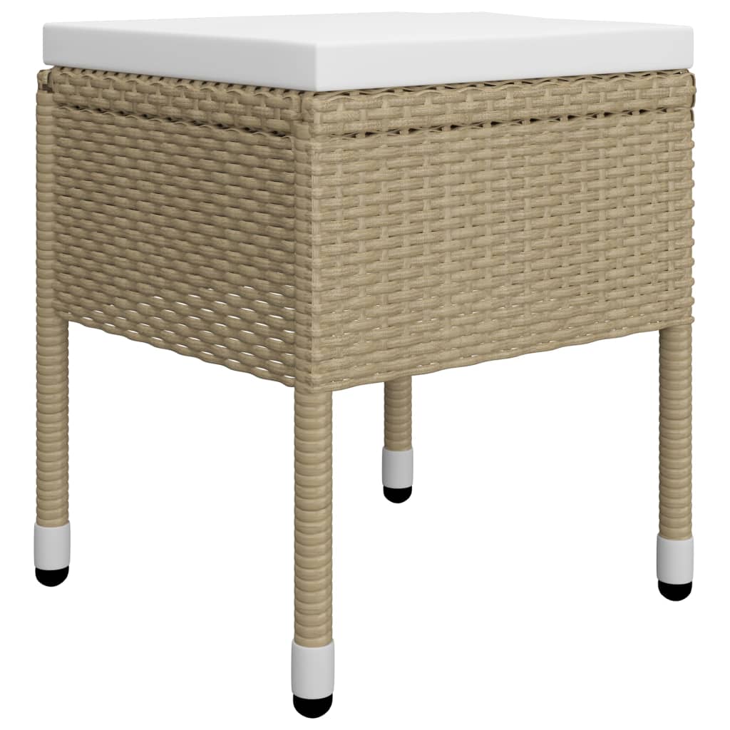 vidaXL Juego de comedor de jardín de 5 piezas beige