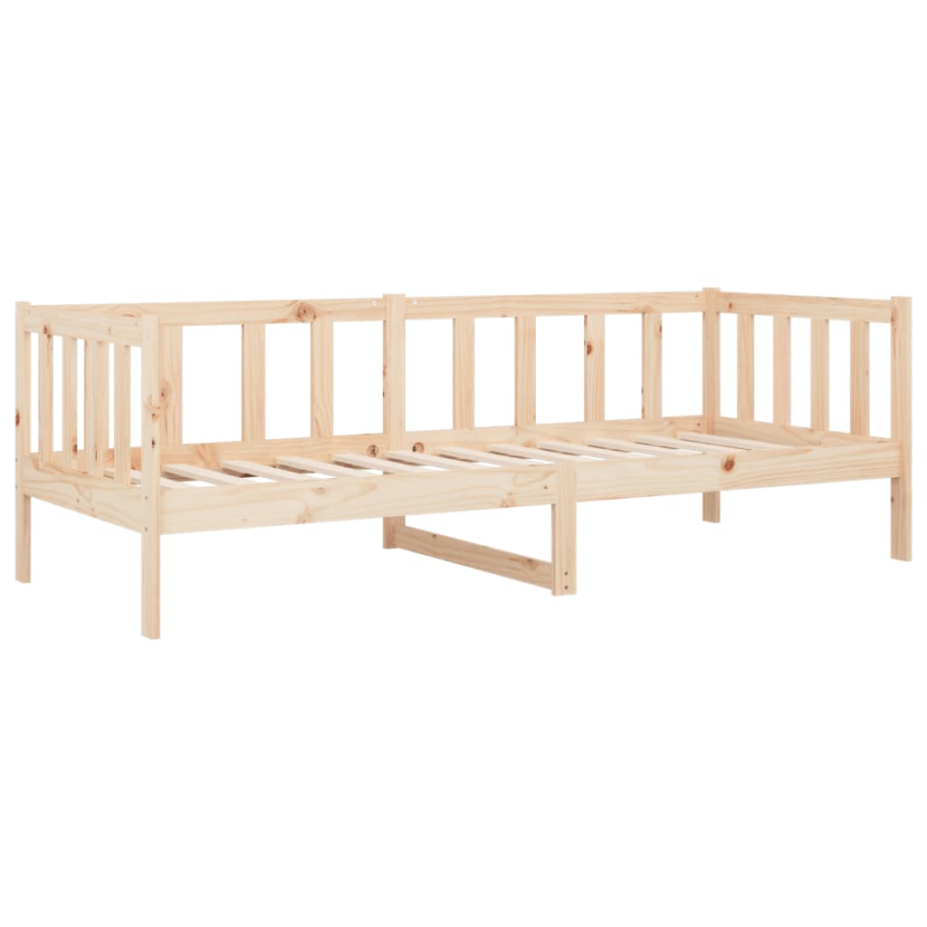 vidaXL Sofá cama sin colchón madera maciza de pino 90x190 cm