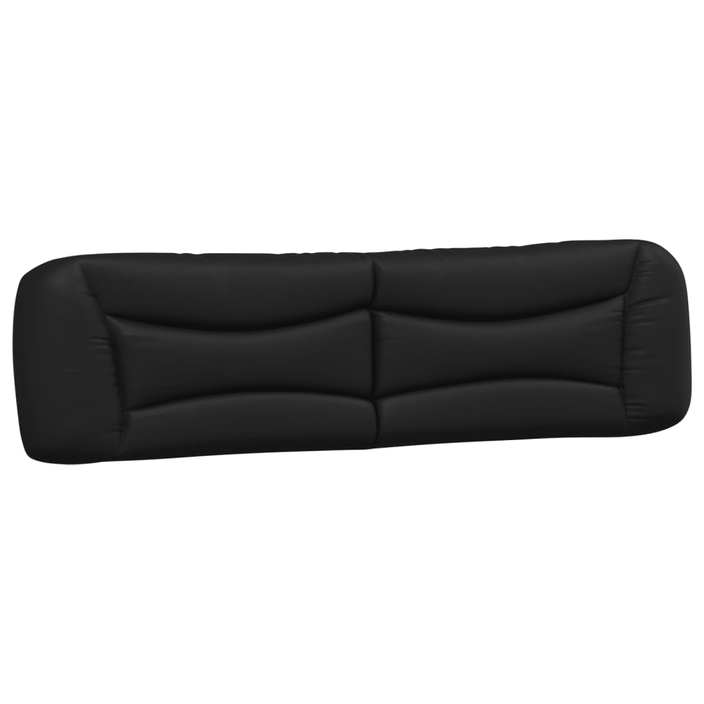 vidaXL Cama sin colchón cuero sintético negro blanco 200x200 cm