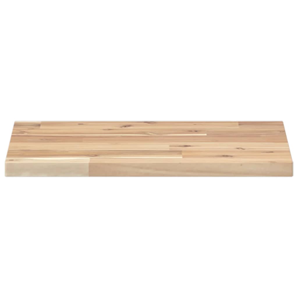 vidaXL Estantes flotantes 3 uds madera acacia sin tratar 60x30x2 cm