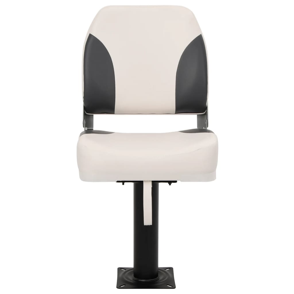 vidaXL Asiento para barco con pedestal giratorio 360°